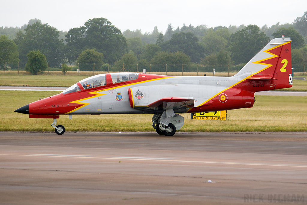 CASA 101 Aviojet - E.25-63 - 74-17/2 - Spanish Air Force | Patrulla Aguila