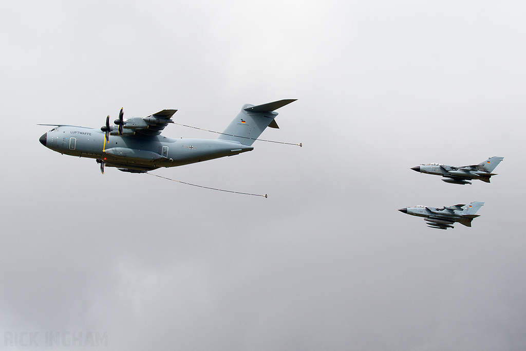 Airbus A400M - 54+16 + Panavia Tornado IDS - 45+14 + 44+29 - German Air Force