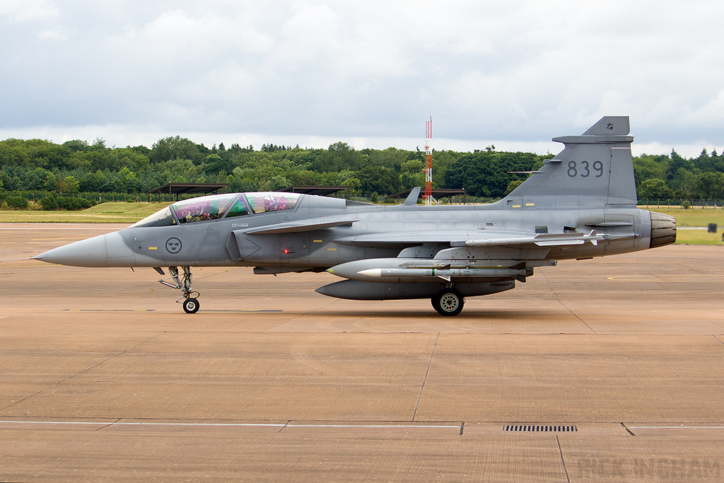 Saab JAS-39D Gripen - 39839/839 - Swedish Air Force