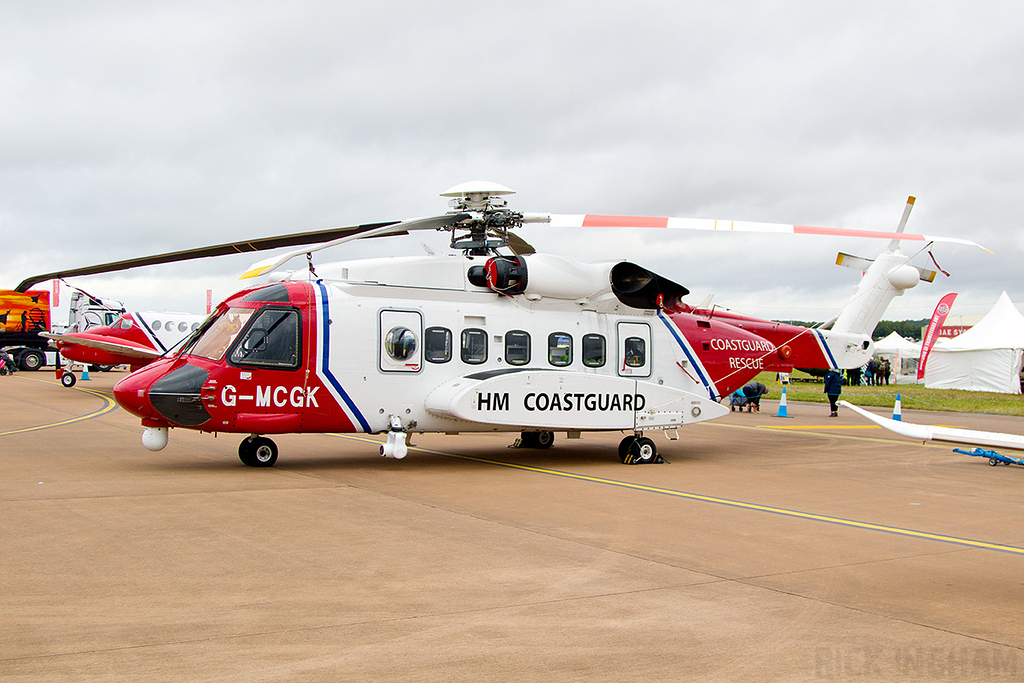 Sikorsky S-92A - G-MCGK - HM Coast Guard