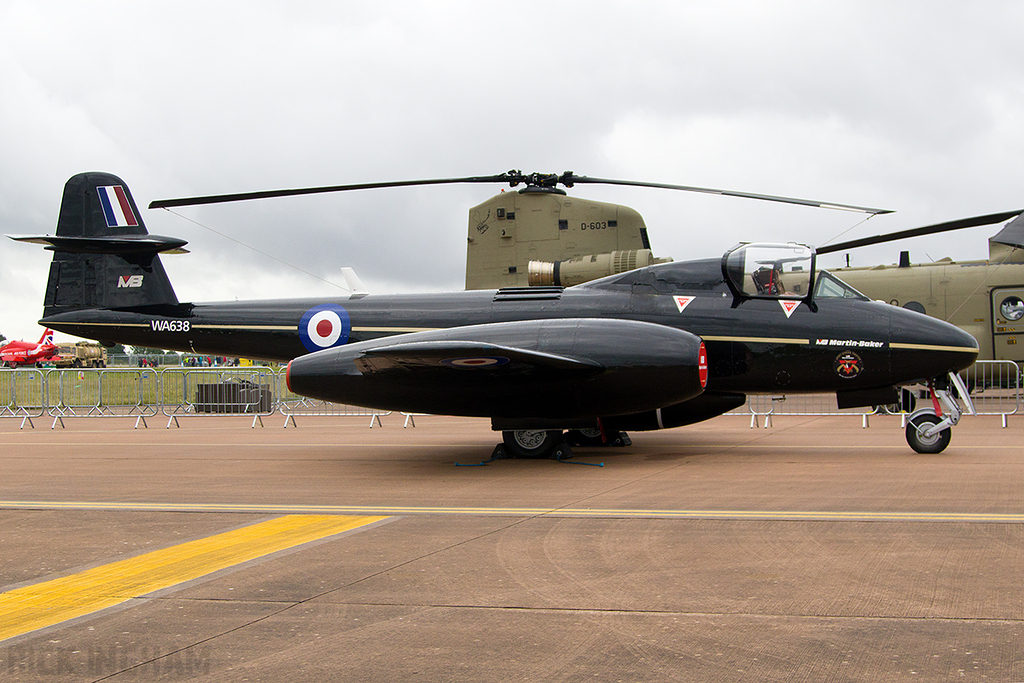 Gloster Meteor T7 - WA638/G-JWMA - Martin Baker