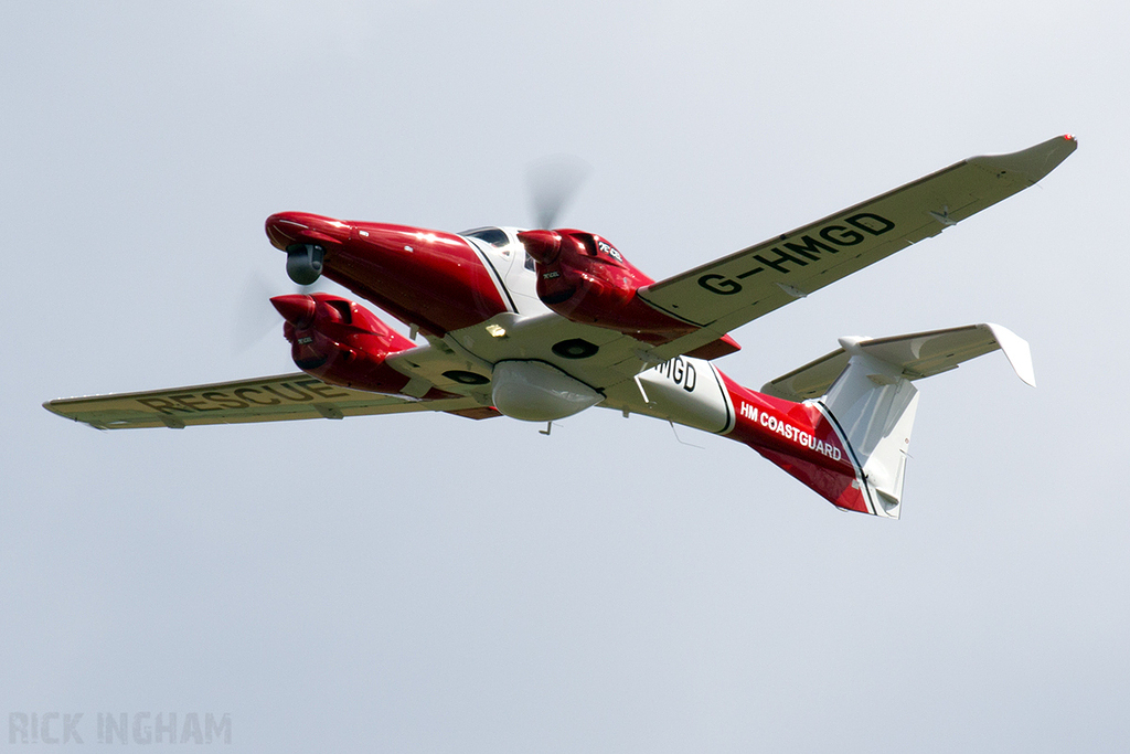 Diamond DA62 MPP - G-HMGD - HM Coast Guard