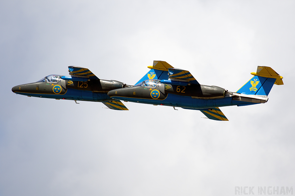 Saab 105 - 60062/62 + 60125/125 - Swedish Air Force