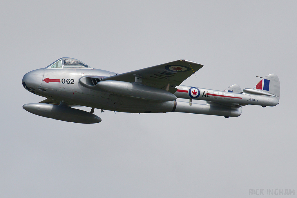 de Havilland Vampire FB52 - LN-DHY / 062 - Canadian Air Force (Norwegian Air Force Historic Flight)