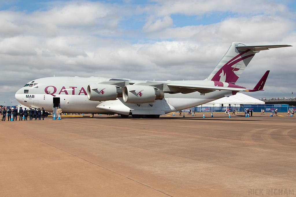 Boeing C-17A Globemaster III - A7-MAB - Qatar Airways Emiri Flight