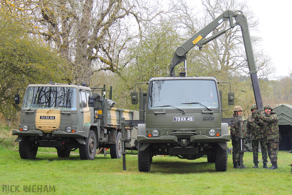 Leyland DAF Crane 4x4 4 tonne truck - RAF