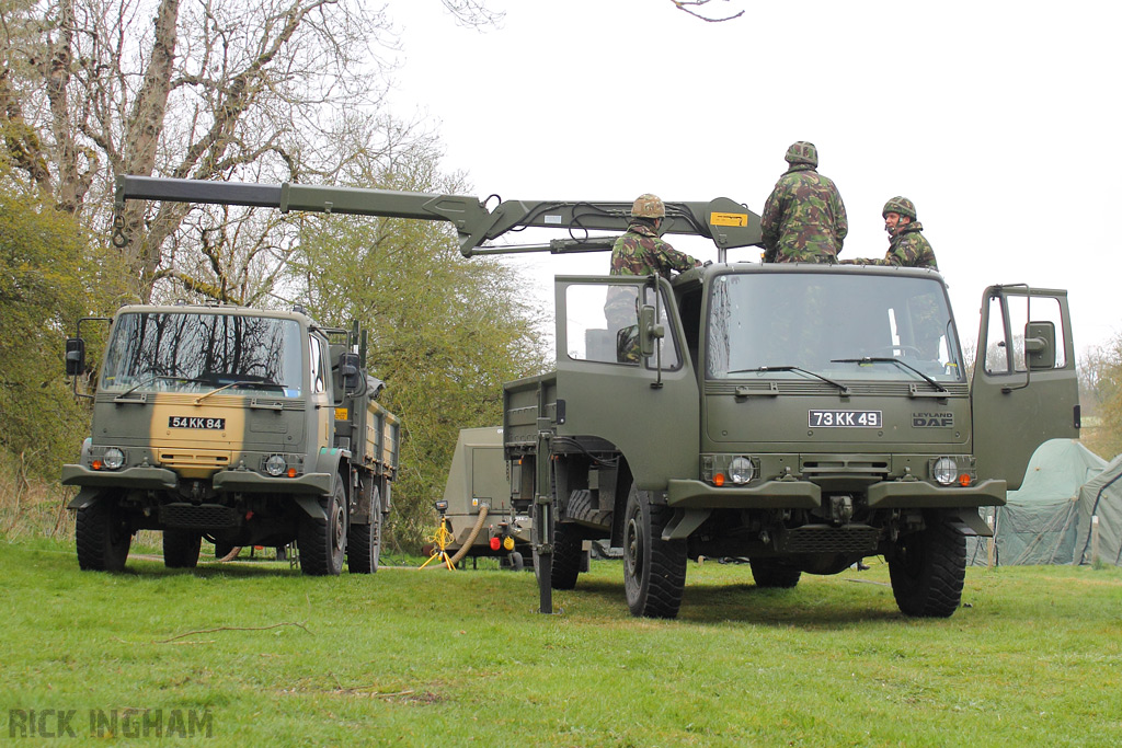 Leyland DAF Crane 4x4 4 tonne truck - RAF