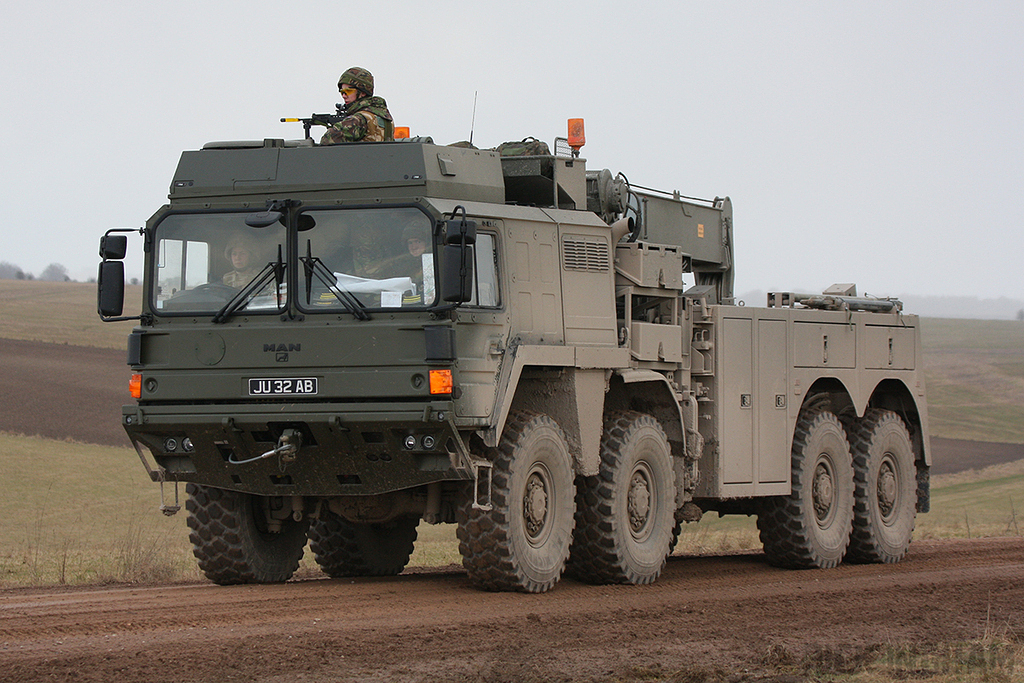 MAN HX60 recovery vehicle - British Army