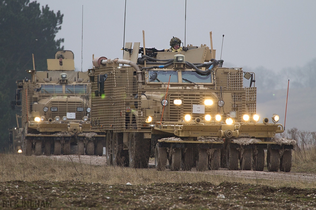 Mastiff - British Army + Fitted with Panama Mine Roller