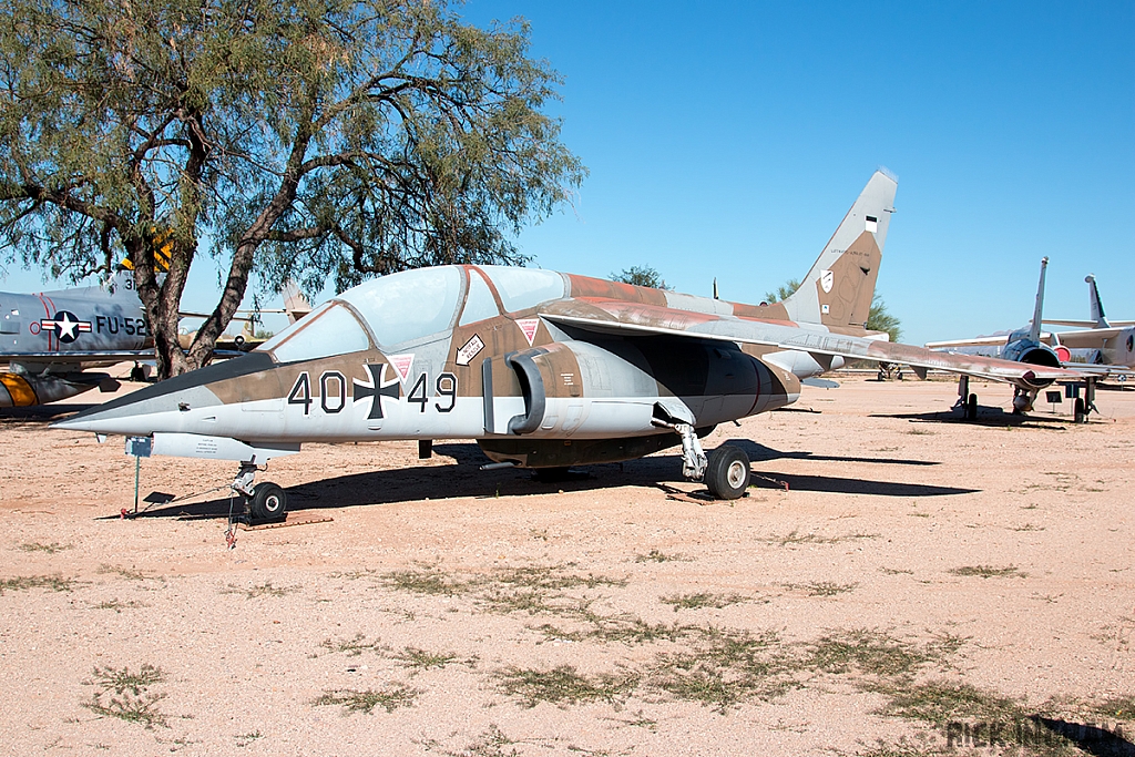 Dassault Dornier Alpha Jet - 40+49 - German Air Force