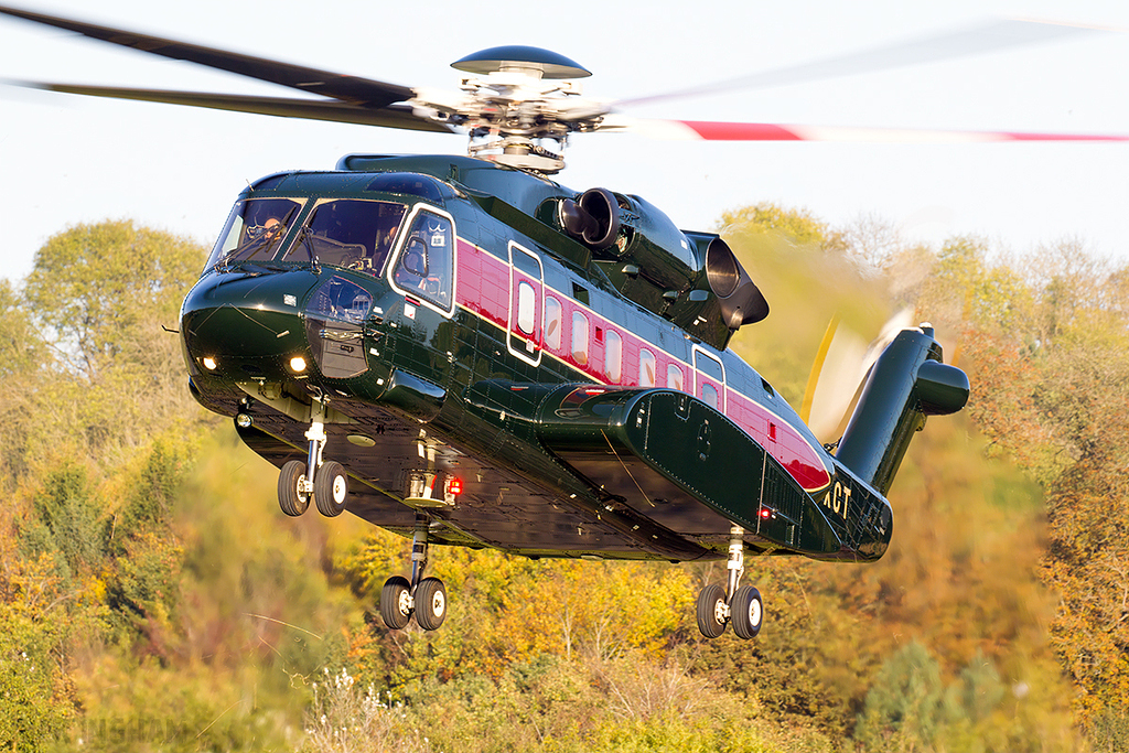 Sikorsky S-92A - G-FXCT (Ex G-LAWX) - FlexJet