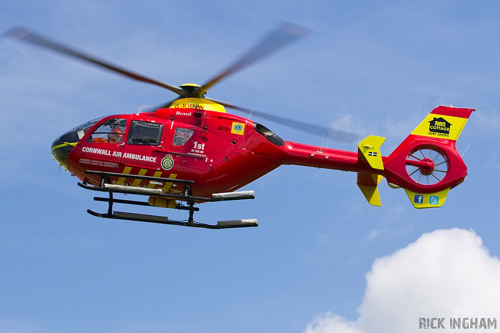 Eurocopter EC135 T2 - G-KRNW - Cornwall Air Ambulance