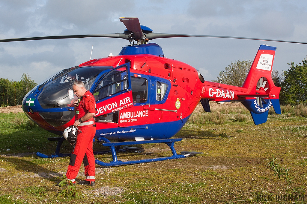 Eurocopter EC135 P2 - G-DAAN - Devon Air Ambulance