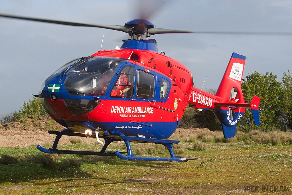 Eurocopter EC135 P2 - G-DAAN - Devon Air Ambulance