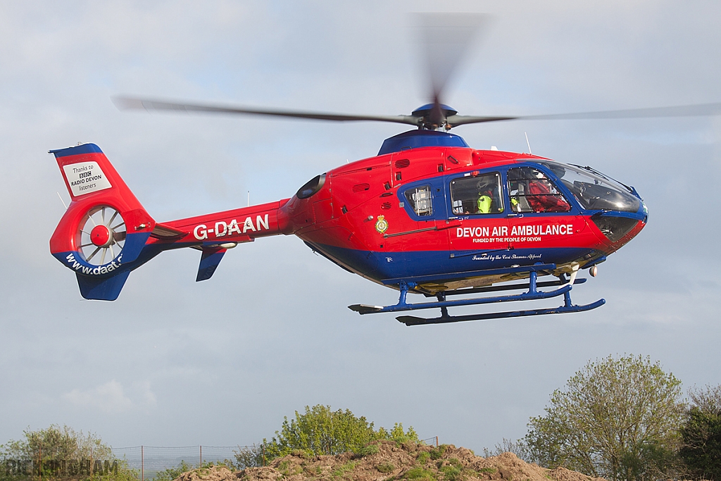 Eurocopter EC135 P2 - G-DAAN - Devon Air Ambulance