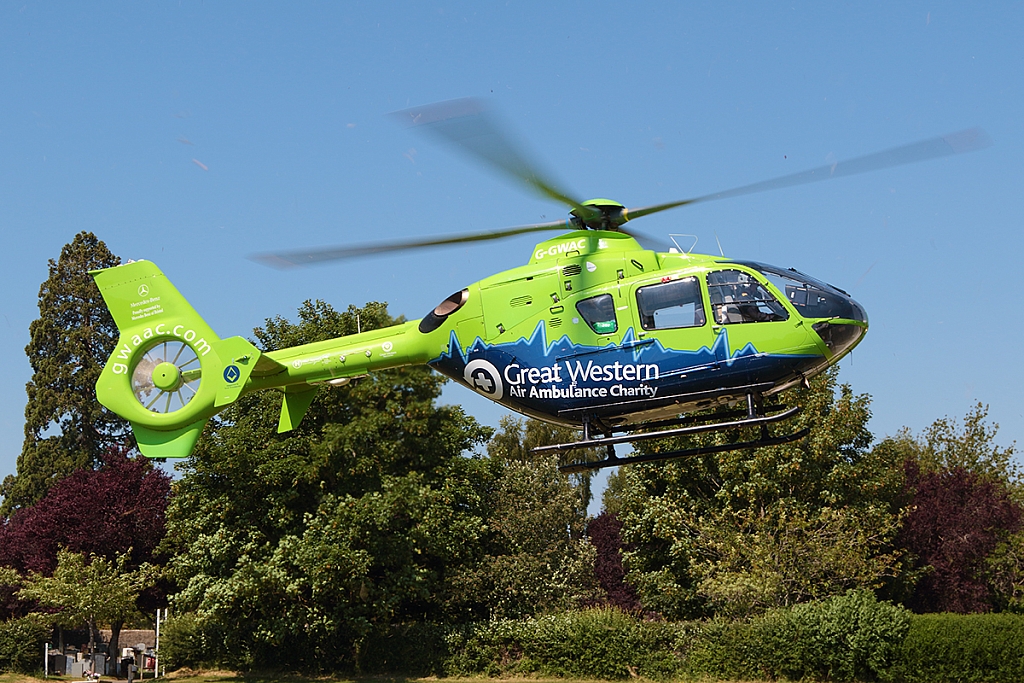 Eurocopter EC135 - G-GWAC - Great Western Air Ambulance