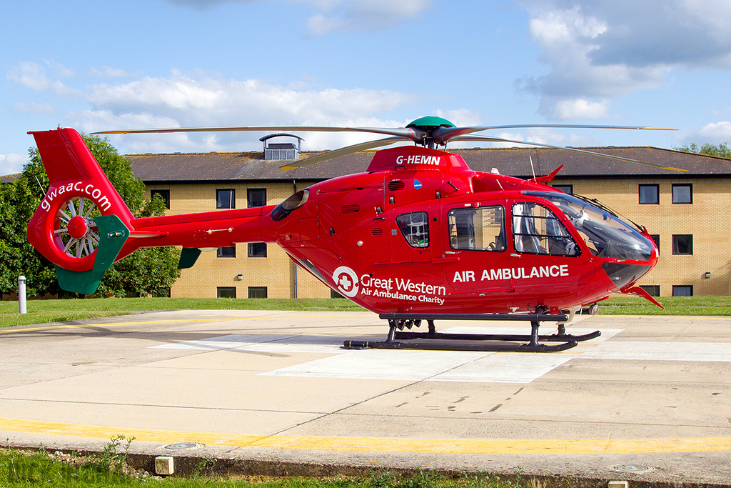 Eurocopter EC135 T2+ - G-HEMN - Great Western Air Ambulance