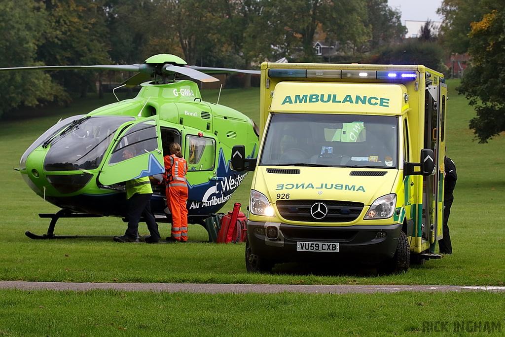 Eurocopter EC135 T2 - G-GWAA - Great Western Air Ambulance