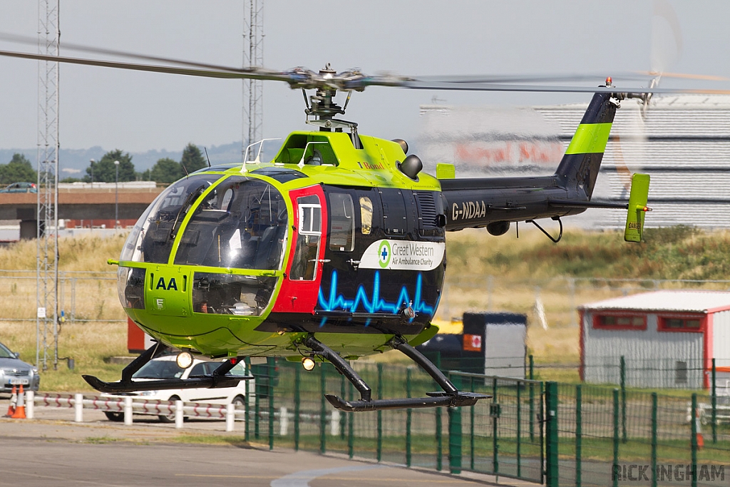 Bolkow Bo-105 - G-NDAA - Great Western Air Ambulance