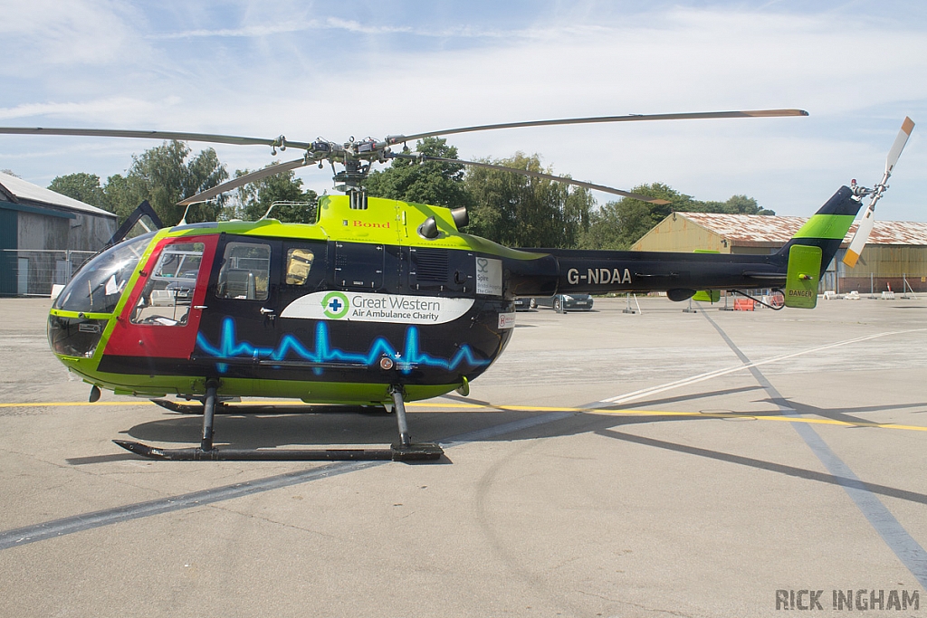 Bolkow Bo-105 - G-NDAA - Great Western Air Ambulance