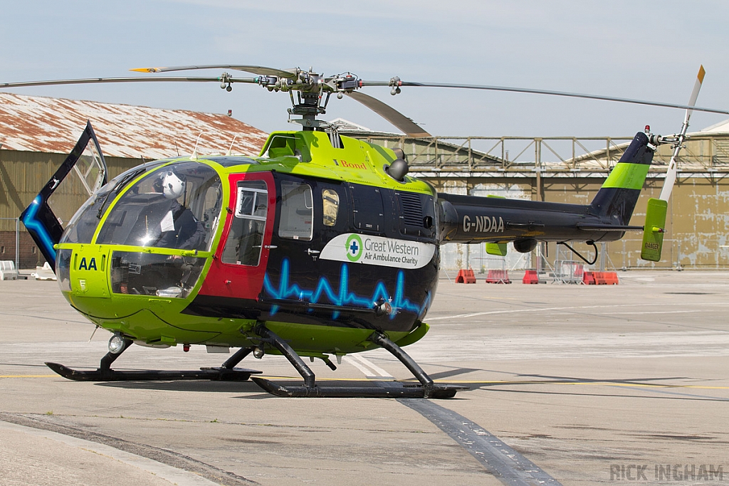 Bolkow Bo-105 - G-NDAA - Great Western Air Ambulance