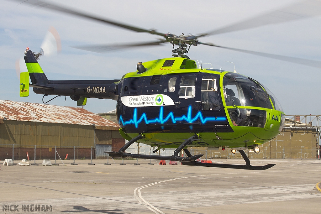 Bolkow Bo-105 - G-NDAA - Great Western Air Ambulance