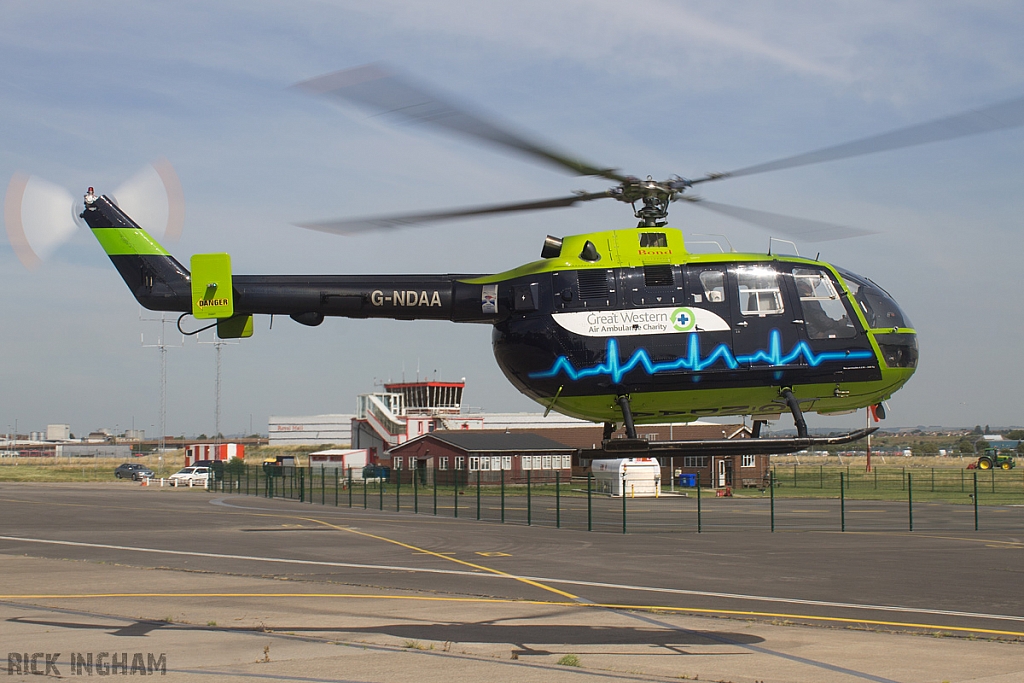 Bolkow Bo-105 - G-NDAA - Great Western Air Ambulance