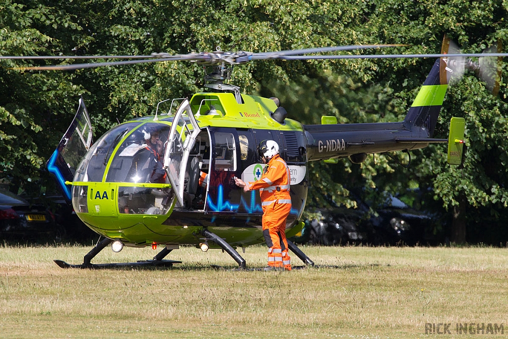 Bolkow Bo-105 - G-NDAA - Great Western Air Ambulance