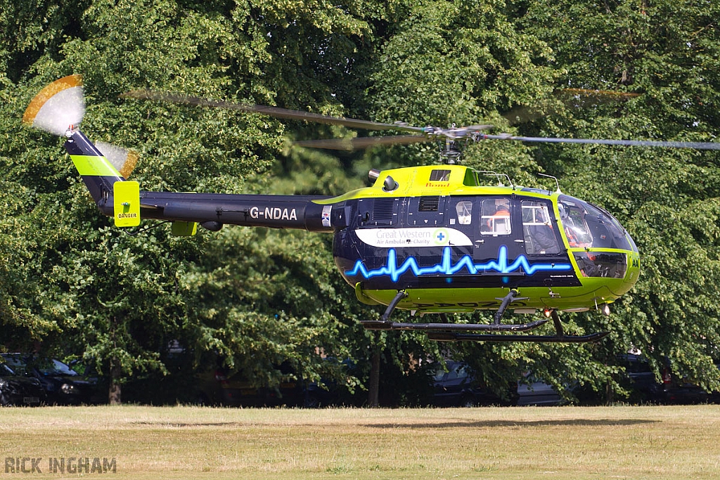 Bolkow Bo-105 - G-NDAA - Great Western Air Ambulance