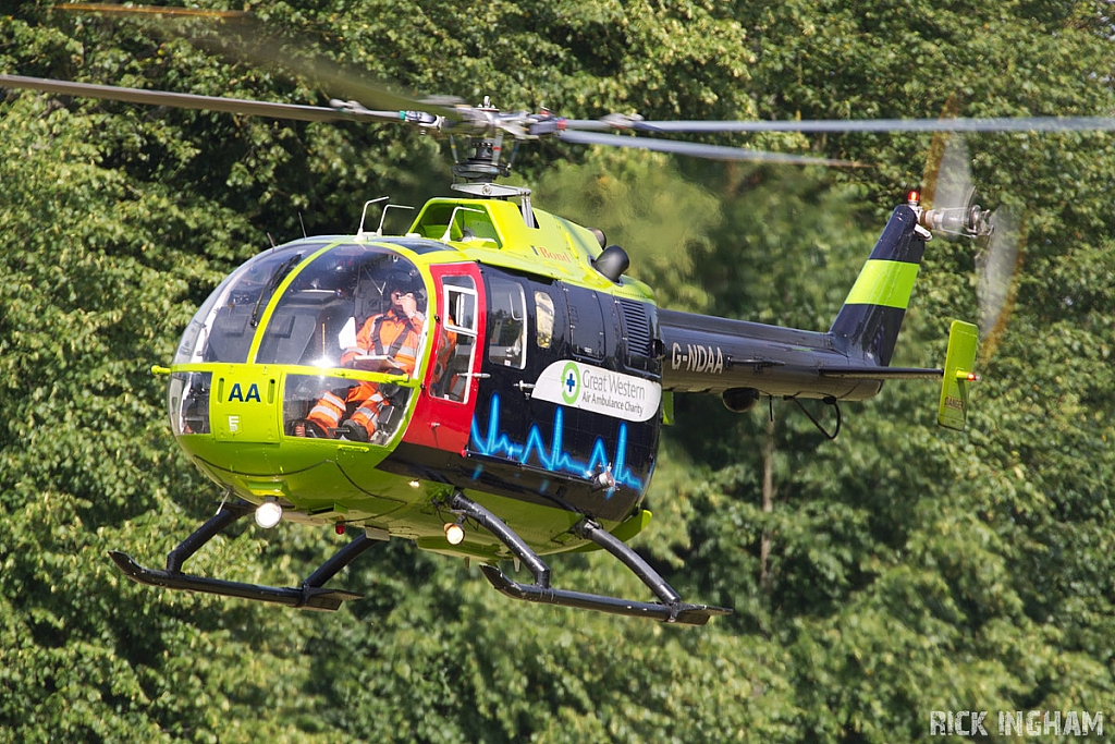 Bolkow Bo-105 - G-NDAA - Great Western Air Ambulance