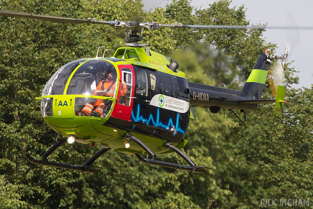 Bolkow Bo-105 - G-NDAA - Great Western Air Ambulance