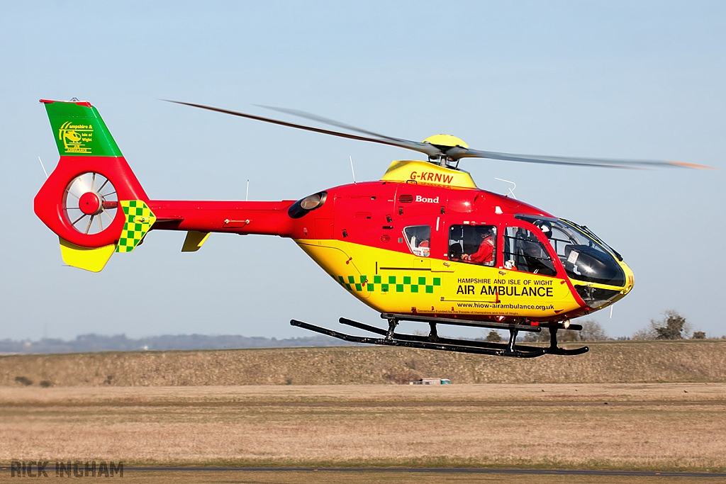 Eurocopter EC135 T2 - G-KRNW - Hampshire and Isle of Wight Air Ambulance