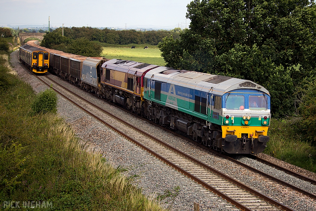 Class 59 - 59005 - Aggregate Industries + Class 66 - 66127 - DB Schenker