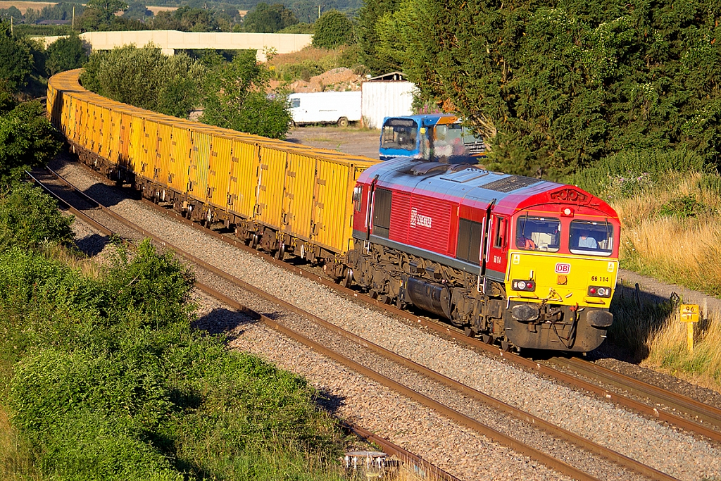 Class 66 - 66114 - DB Schenker