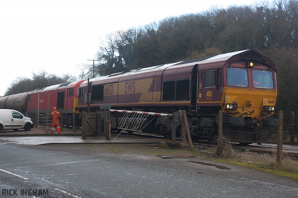 Class 66 - 66121 - EWS + Class 60 - 60054 - DB Schenker