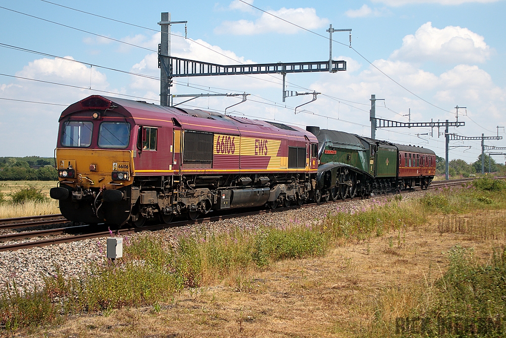 Class 66 - 66106 - EWS + LNER Class A4 60009 Union of South Africa