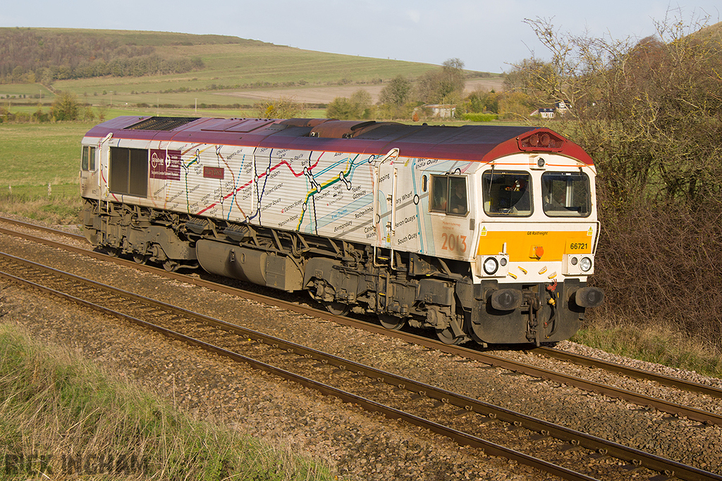 Class 66 - 66721 - GBRf