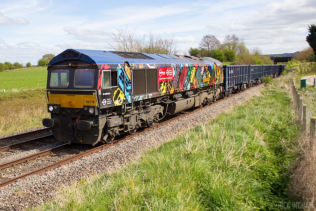 Class 66 - 66718 - GBRf