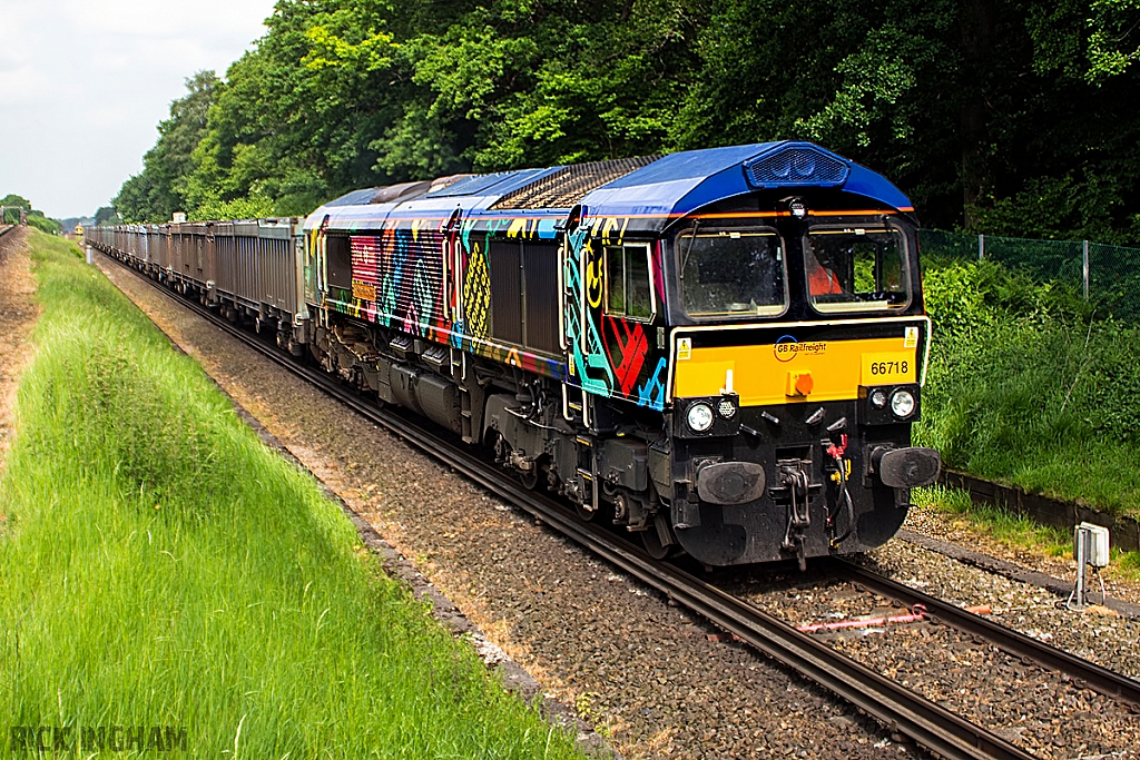 Class 66 - 66718 - GBRf