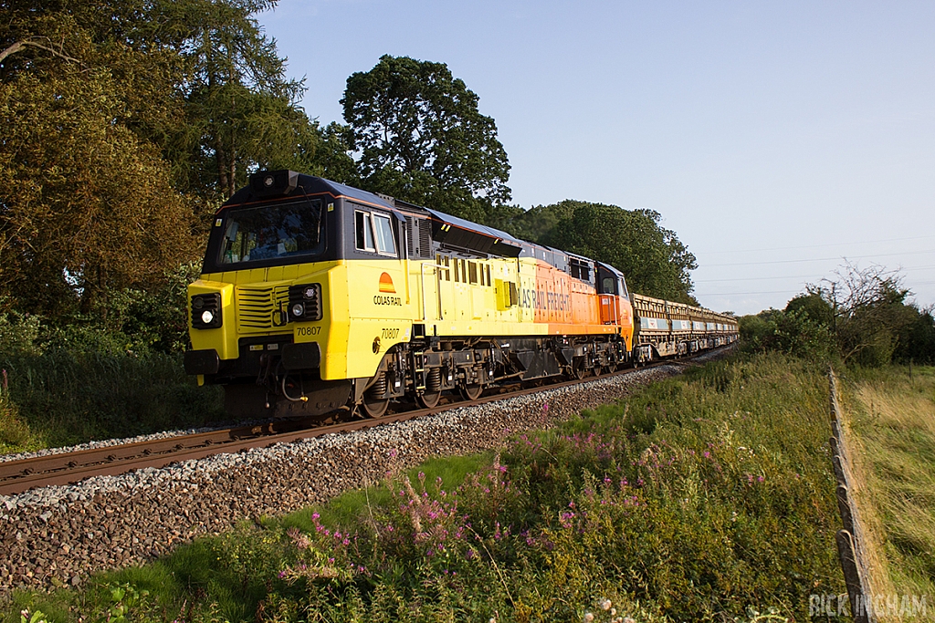 Class 70 - 70807 - Colas Rail