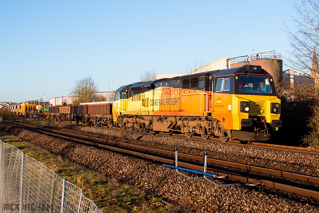 Class 70 - 70807 - Colas Rail