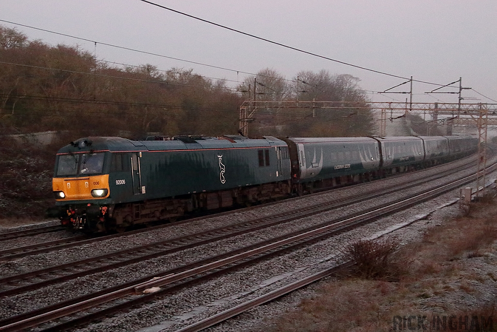 Class 92 - 92006 - Caledonian Sleeper