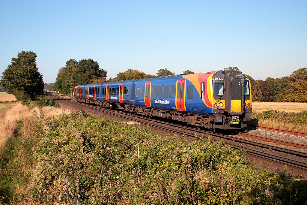Class 450 - 450120 - South Western Railway
