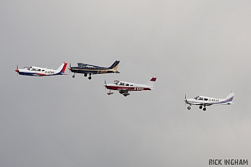 G-AZWS + G-BPAF + G-EDGI + G-AXJX