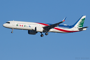 Airbus A321-271NX - T7-ME8 - MEA Middle East Airlines