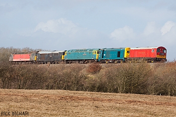 Class 20 - 20189 + 20142 - GBRf + Class 47 - 47375 + Class 31 - 31459 + Class 47 - 47769 - DCR