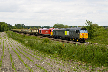 Class 50 - 50008 - Hanson & Hall + Class 67 - 67028 - DB Schenker